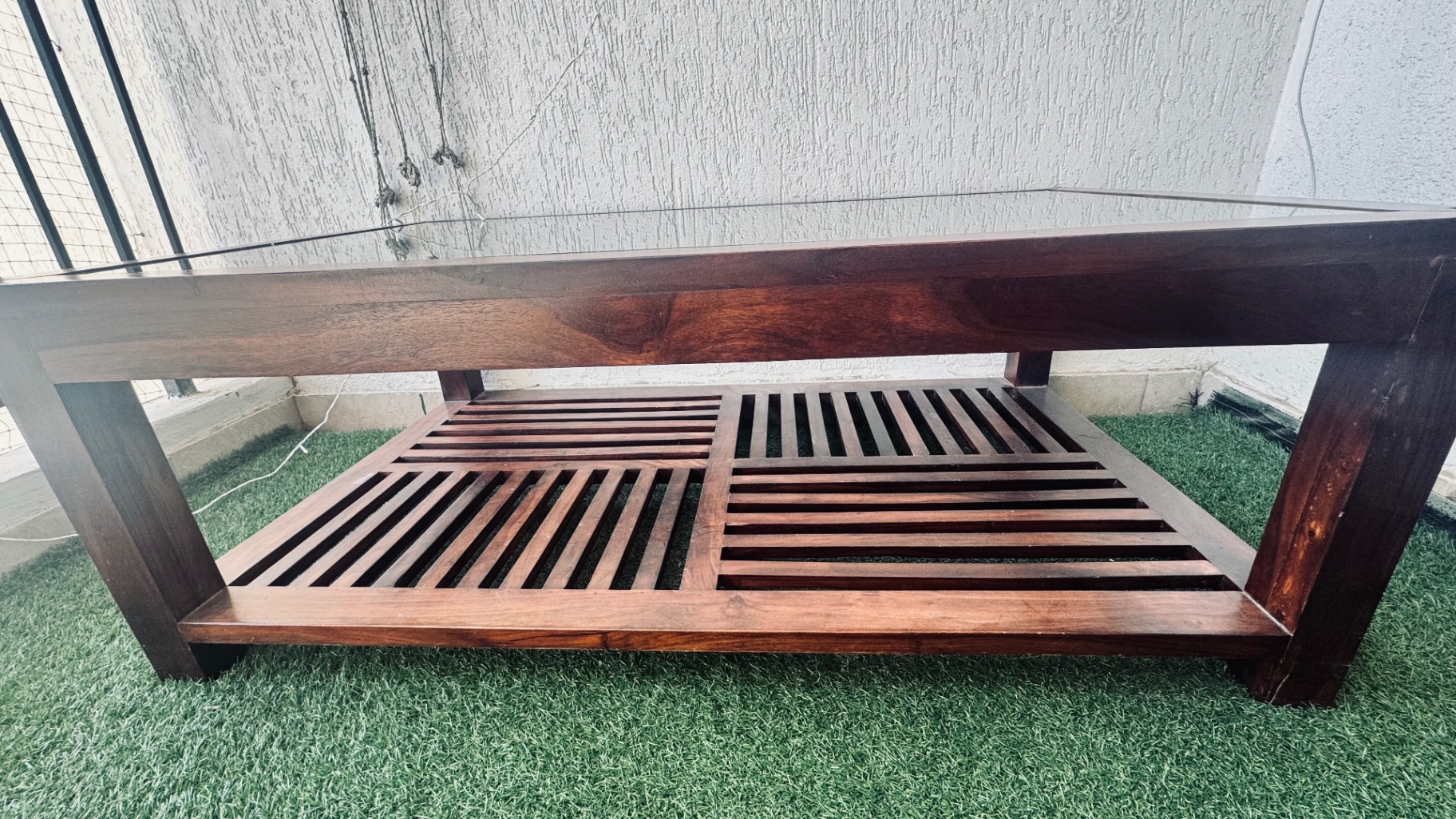 Fabindia Coffee Living room Sheesham solid wood table Location Varthur - Image 3