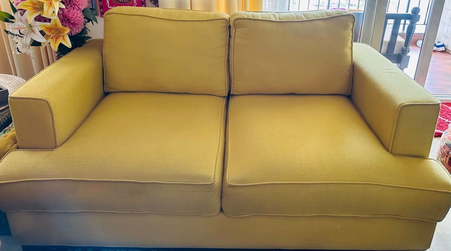 3+2 seater fabric sofa - very well maintained  - Image 2