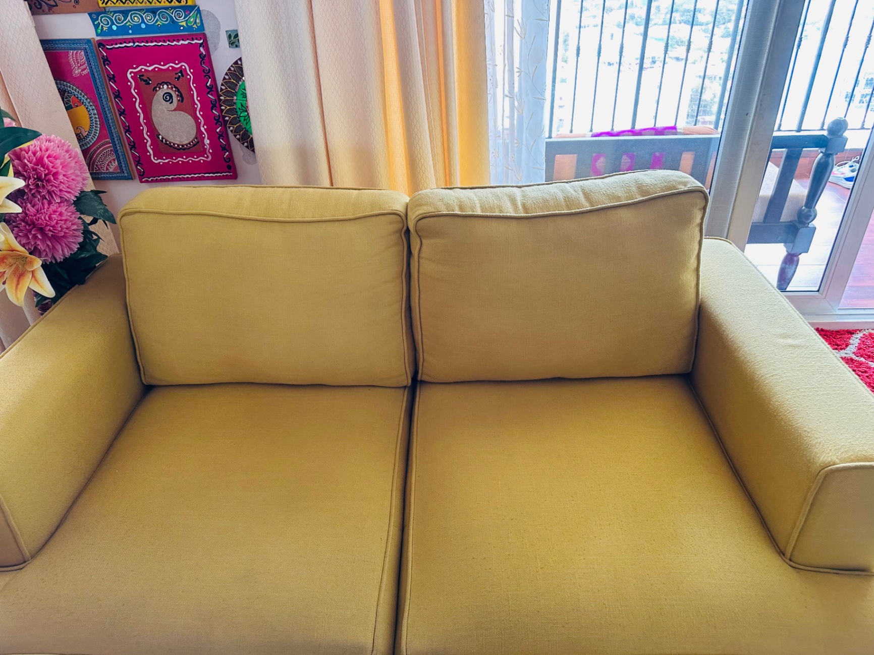 3+2 seater fabric sofa - very well maintained  - Image 1