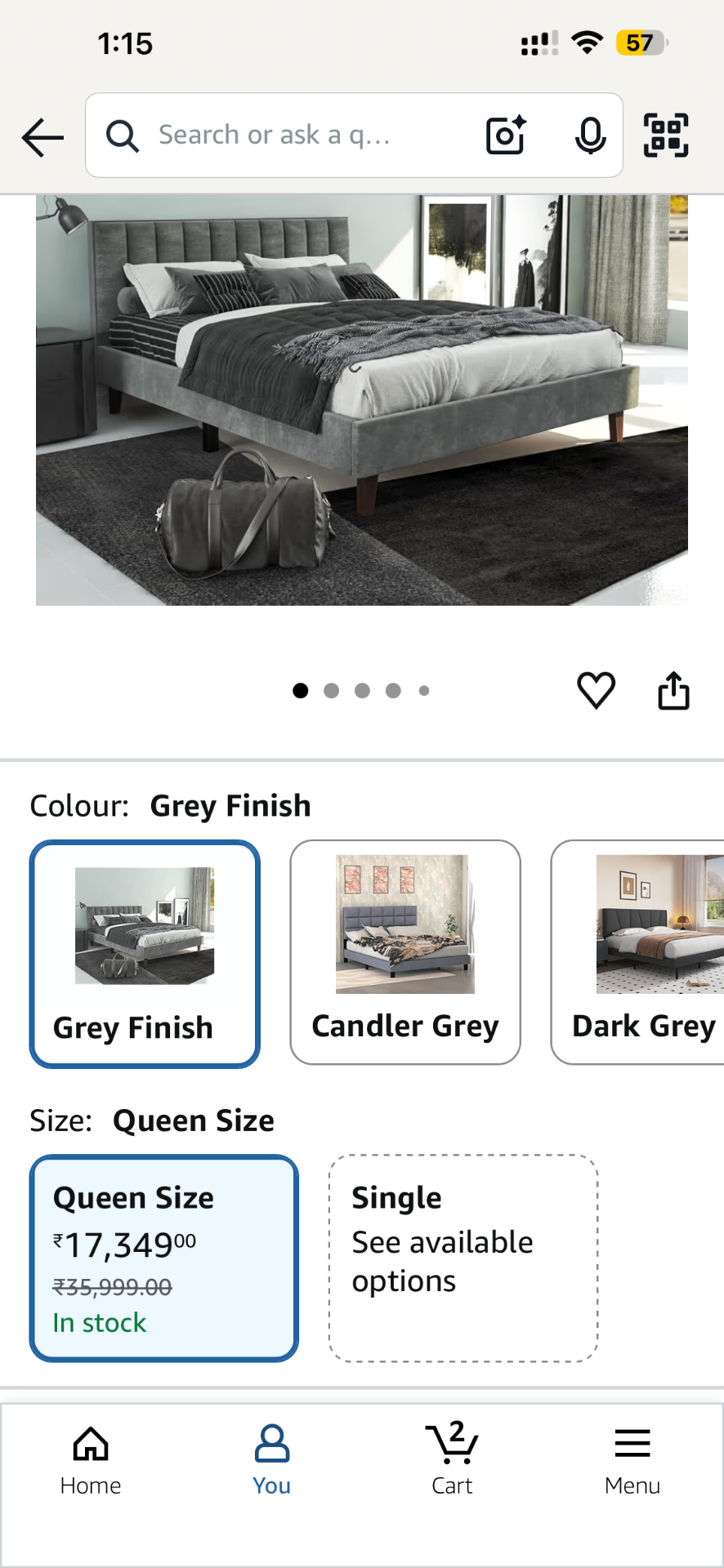 Queen Size Bed (Moving-out Sale) - Image 4