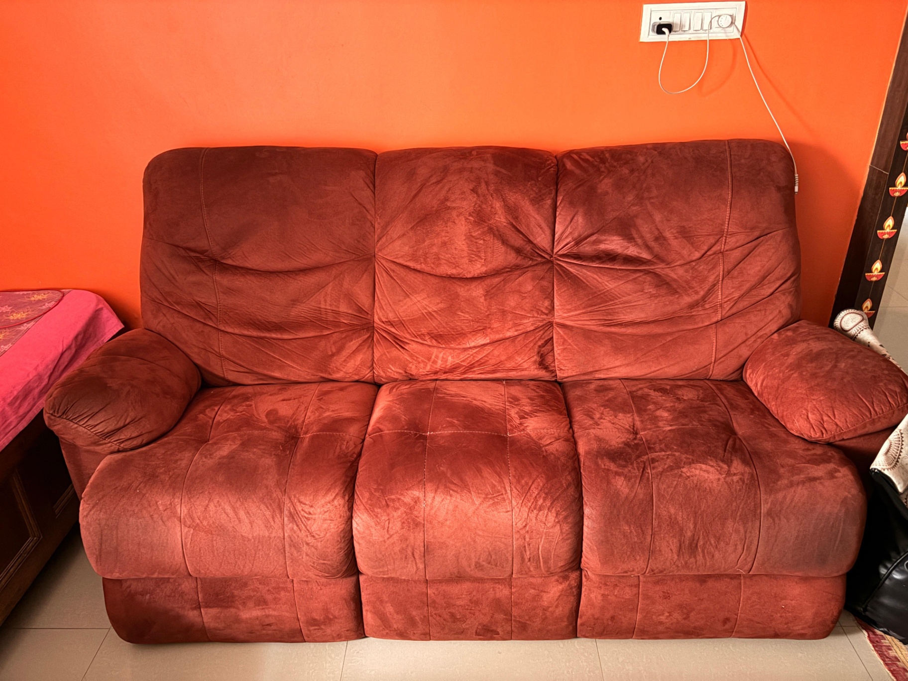3 + 1 + 1 Recliner Haily Sofa Set - Image 4