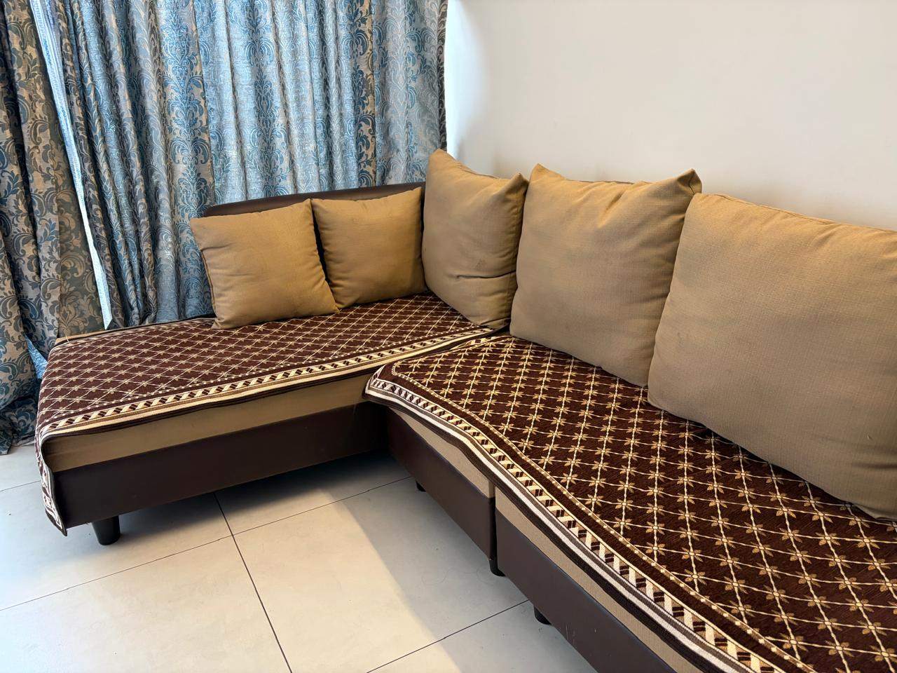 Corner Fabric Sofa - Image 3