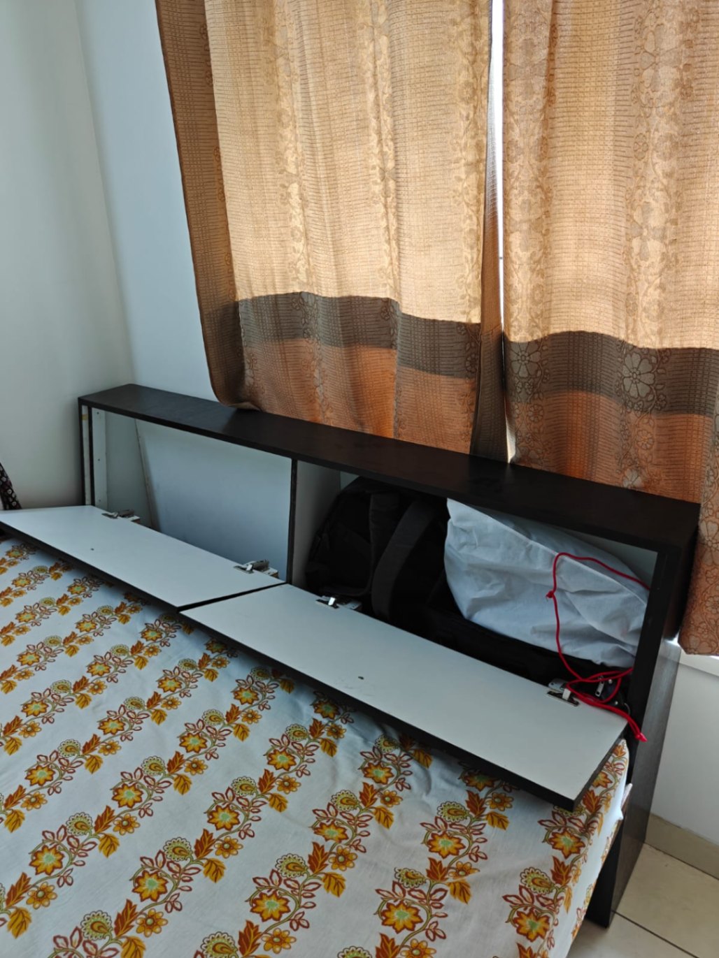 King Size Double Bed (6x6 ft) with Back Storage - Image 1