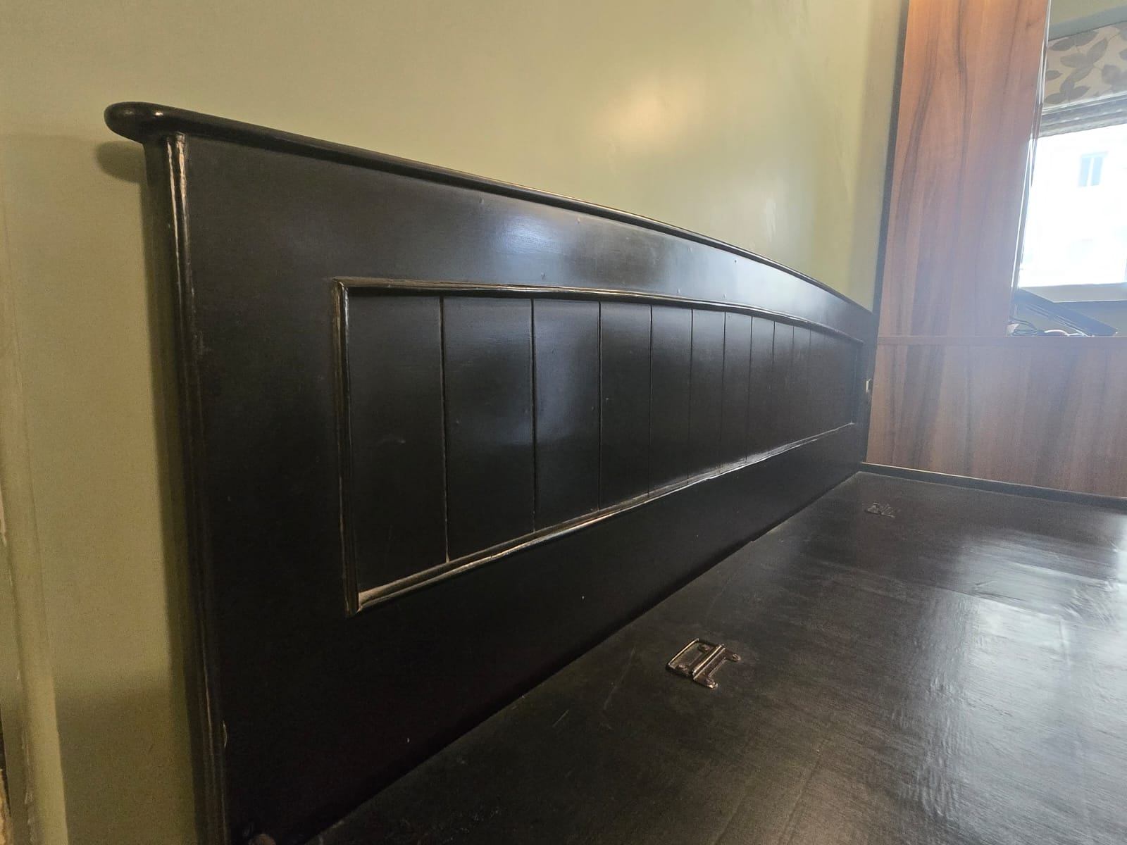 Queen Bed with Box Storage – Engineered Wood (Without Mattress) - Image 6