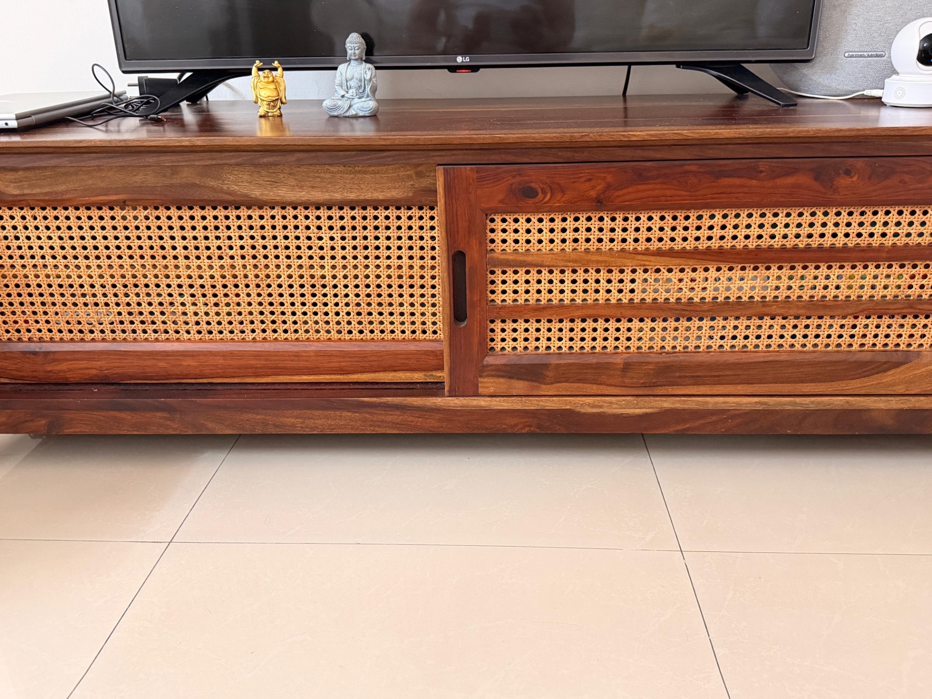 Wooden Sheesham TV unit - Image 8
