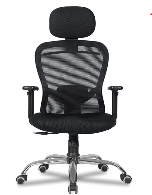Green Soul® Crystal High-Back Mesh Office Executive Ergonomic Chair (Black) - Image 1