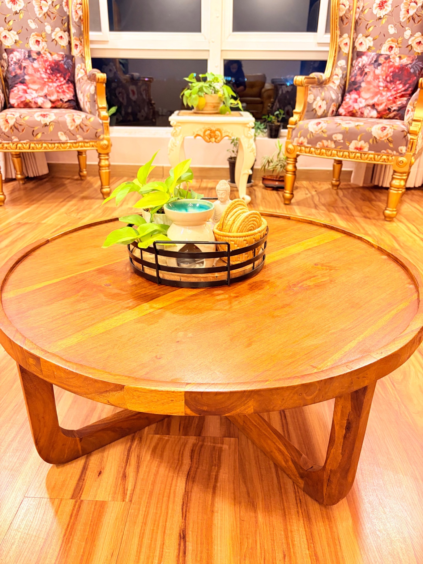 Pure Teak Wood Complete Living room Furniture - Image 11