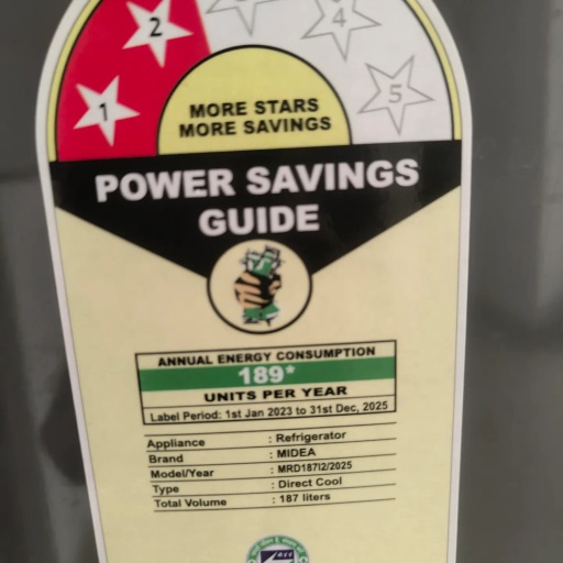 Midea 187L refrigerator  - Thumbnail