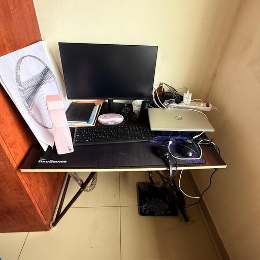 Desk and chair - Thumbnail