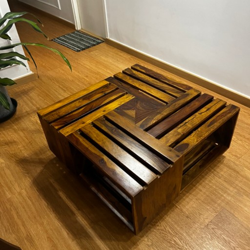 Royal oak wooden centre table  - Thumbnail