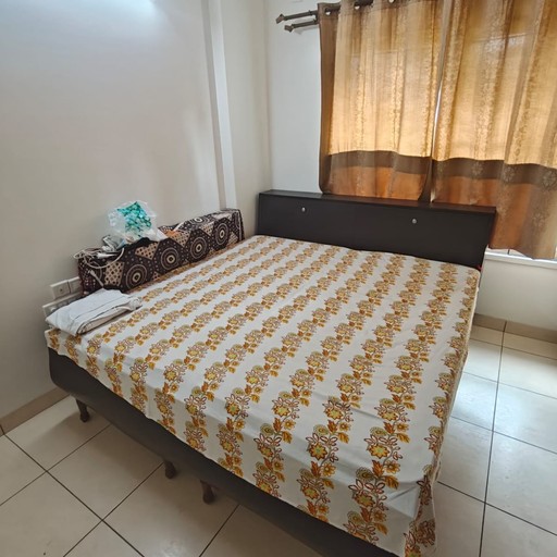 King Size Double Bed (6x6 ft) with Back Storage - Thumbnail