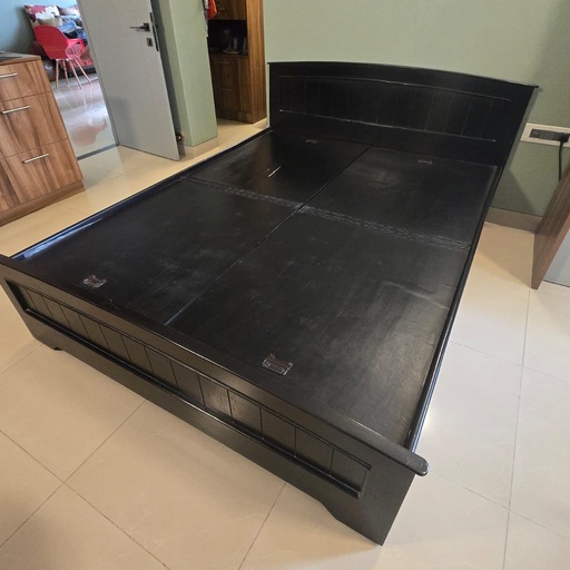 Queen Bed with Box Storage – Engineered Wood (Without Mattress) - Thumbnail