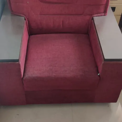 5-Seater Sofa Set (3-Seater + 2 Single Armchairs) – Good Condition - Thumbnail