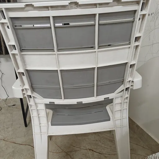 Premium Italica Ergonomic Armchair (Dual-Tone White & Grey) - Thumbnail